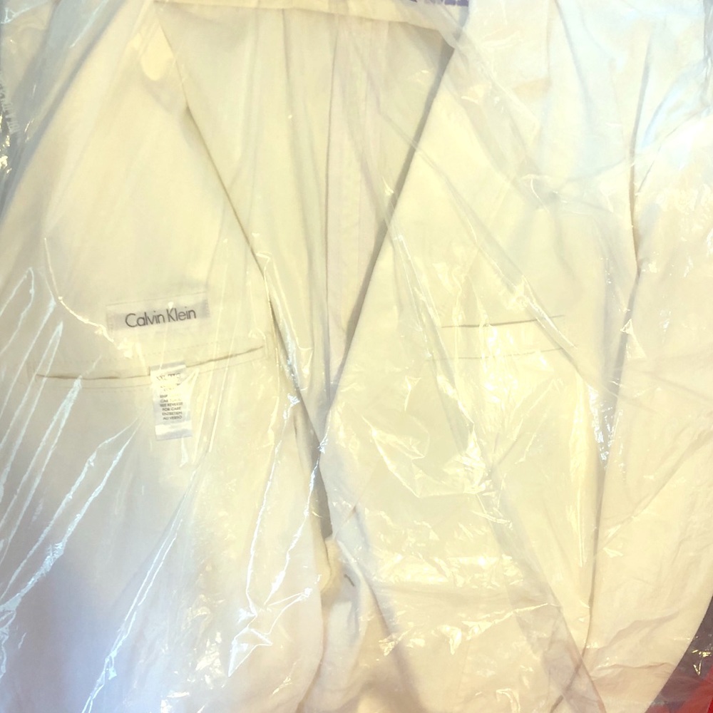 Calvin Klein All-White Blazer Sz. 2XL